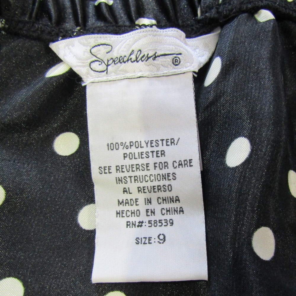 Speechless Black Polka Dot Spaghetti Strap Dress 9 - image 4